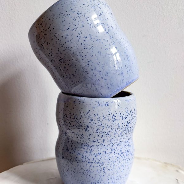 Kubek brzuszek błękitny